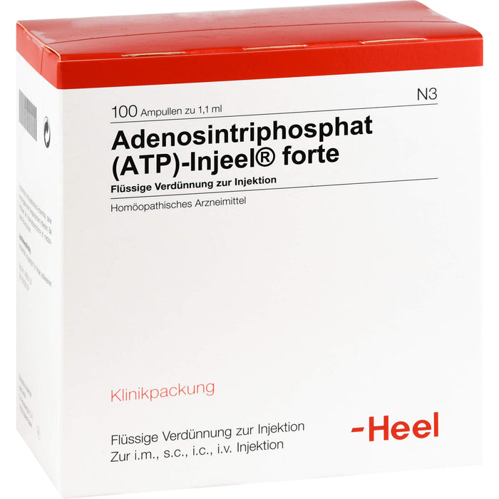 Heel Adenosintriphosphat (ATP) Injeel forte flüssige Verdünnung, 100 pc Ampoules
