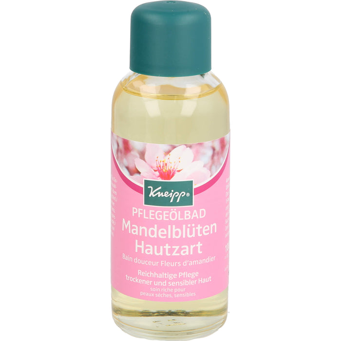 Kneipp Pflegeölbad Mandelblüten Hautzart reichhaltige Pflege trockener und sensibler Haut, 100 ml Öl