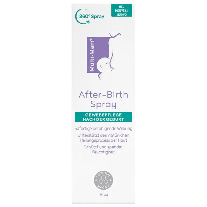 Multi-Mam After-Birth Spray Gewebepflege nach der Geburt unterstützt den natürlichen Heilungsprozess der Haut, 75 ml Solution