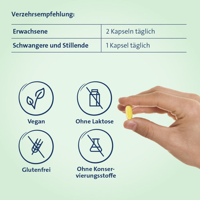 Omega-3 Hevert pflanzlich Kapseln, 120 pc Capsules