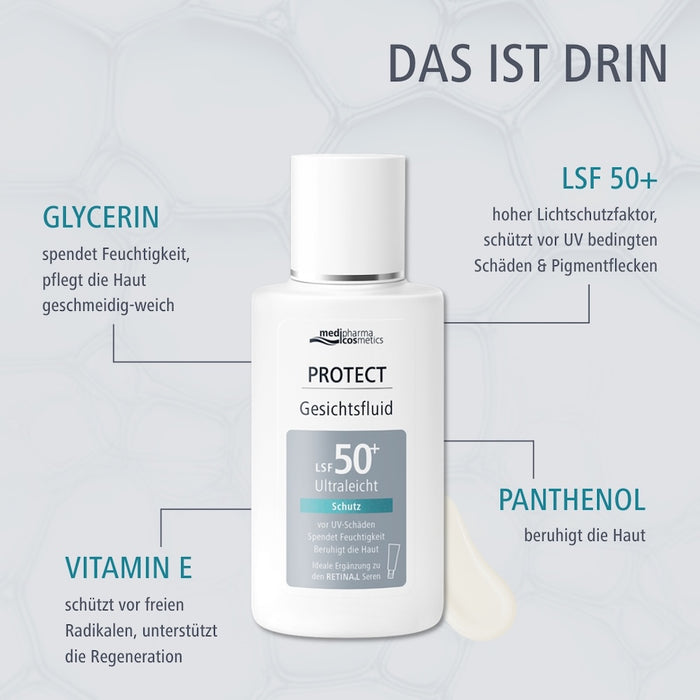 Protect Gesichtsfluid LSF50+, 50 ml Crème
