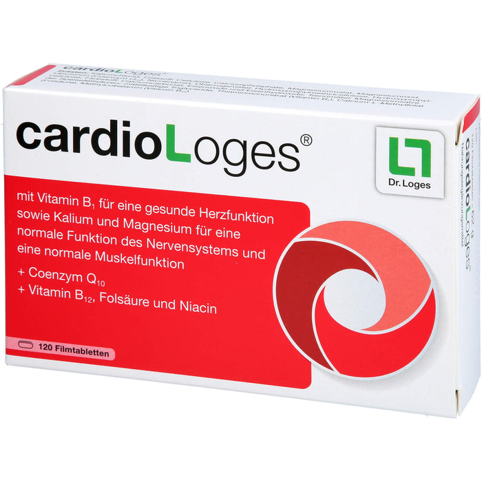 CardioLoges Tabletten für eine gesunde Herzfunktion, 120 pc Tablettes