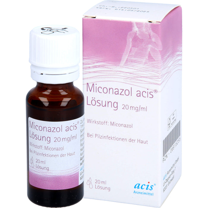 Miconazol acis  Lösung, 20 mg/ml Lösung zur Anwendung auf der Haut, 20 ml Lösung