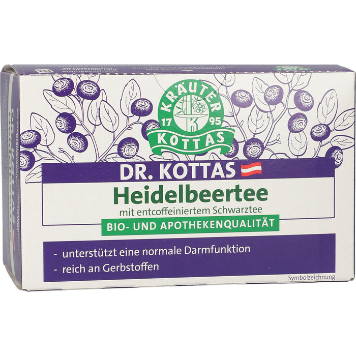 DR. KOTTAS Heidelbeertee Filterbeutel, 20 St. Filterbeutel