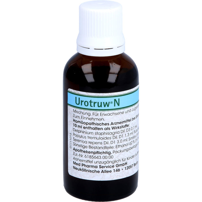 Urotruw N Mischung bei Erkrankungen der Harnorgane, 50 ml Solution