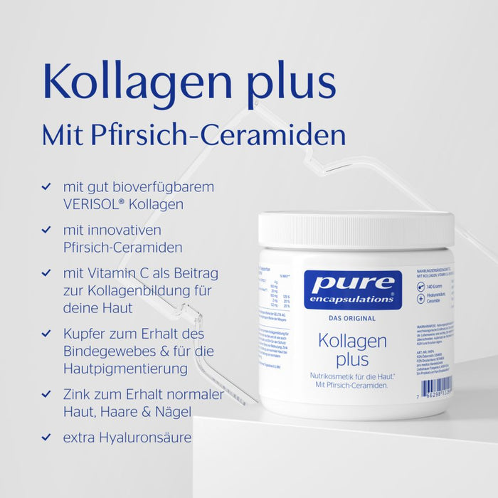Pure Encapsulations Kollagen plus Pulver, 140 g Poudre