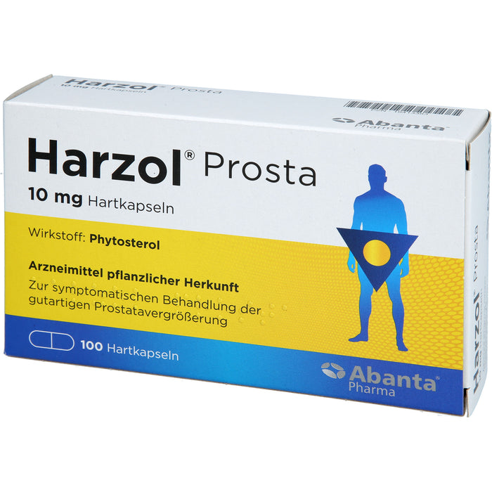 Harzol Prosta 10 mg Hartkapseln bei gutartiger Prostatavergrößerung, 100 pcs. Capsules