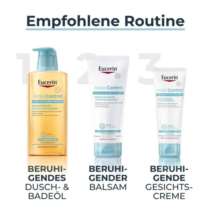 Eucerin AtopiControl Gesichtscreme lindert Juckreiz & Rötungen, 50 ml Crème