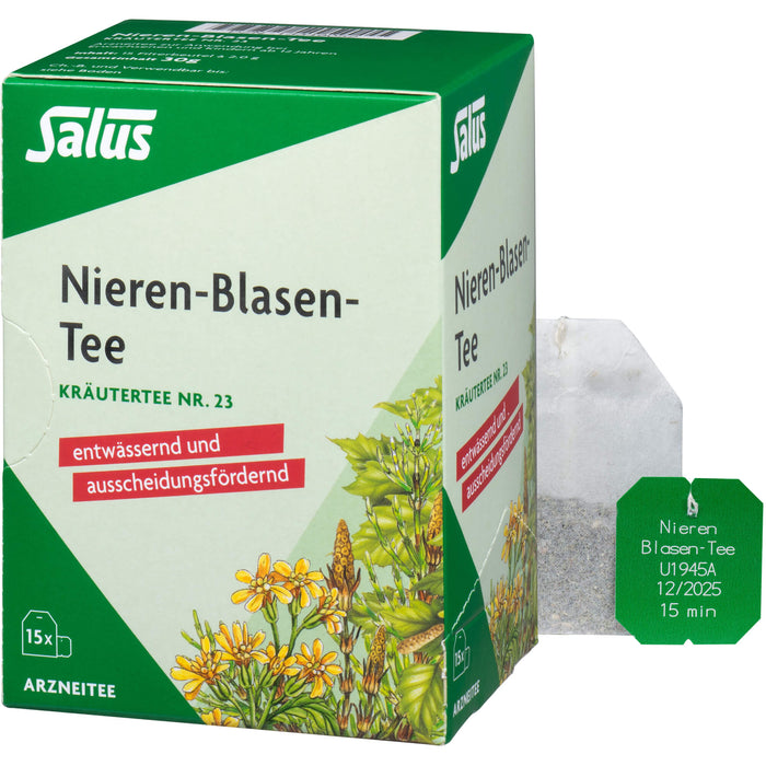 Salus Nieren-Blasen-Tee Nr. 23 zur Erhöhung der Harnmenge bei Katarrhen im Bereich von Niere und Blase, 15 St. Filterbeutel
