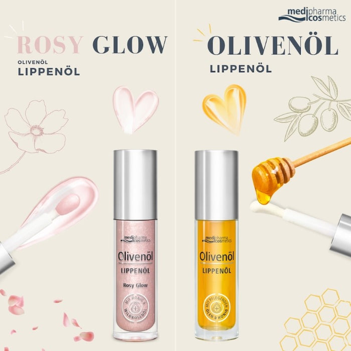 Olivenöl Lippenöl Rosy Glow, 4 ml, 4 ml Huile