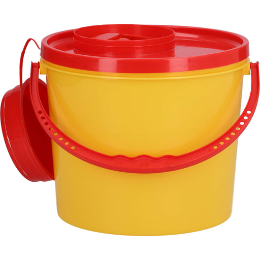 Brinkmann Kanüleneimer 5 Liter gelb, 1 St. Zubehör
