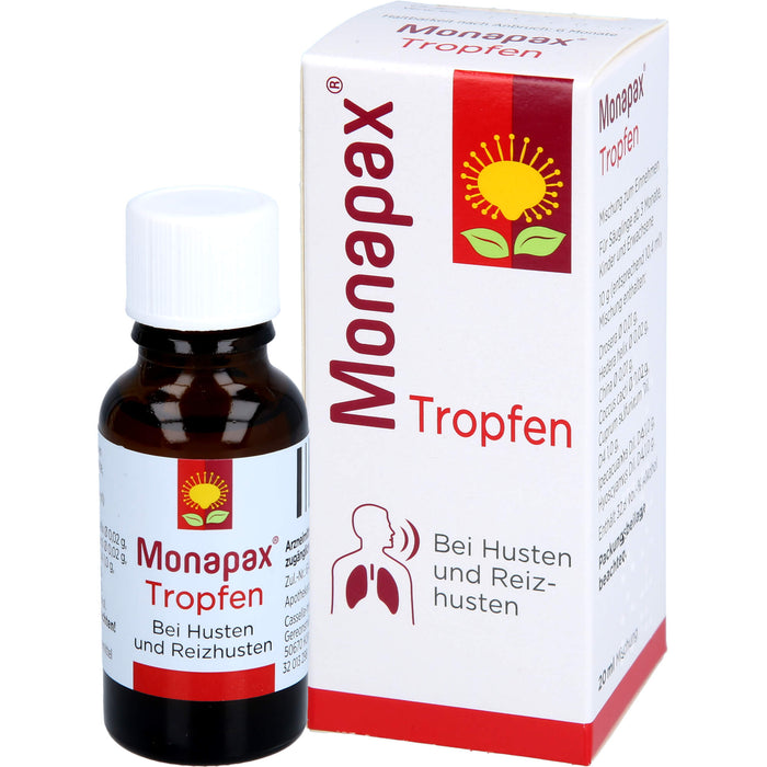 Monapax Tropfen bei Husten und Reizhusten, 20 ml Solution