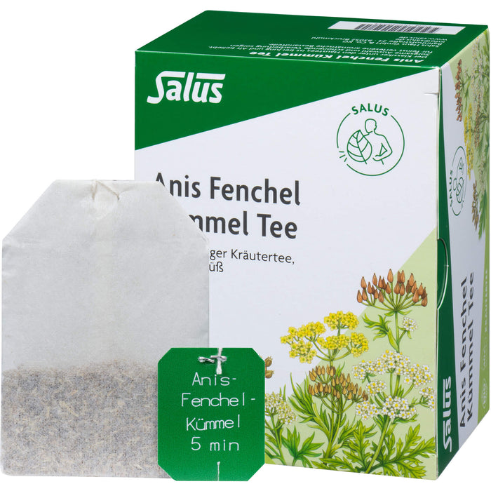 Anis-Fenchel-Kümmeltee AFeKü bio Salus, 40 pcs. Filter bag