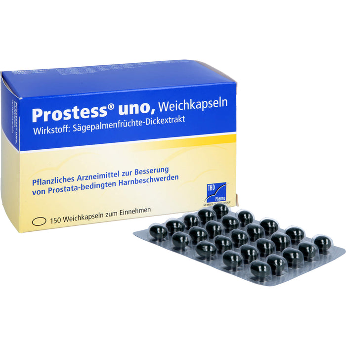 Prostess uno Weichkapseln bei prostatabedingten Harnbeschwerden, 150 St. Kapseln