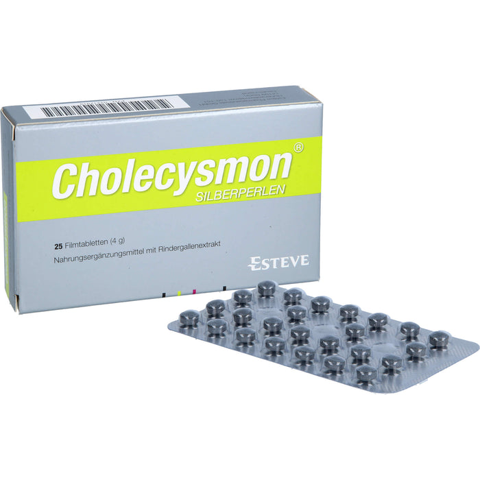 RIEMSER Cholecysmon Silberperlen Filmtabletten, 25 pcs. Tablets