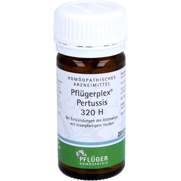 Pflügerplex Pertussis 320 H Tabletten bei Entzündungen der Atemwege, 100 pc Tablettes