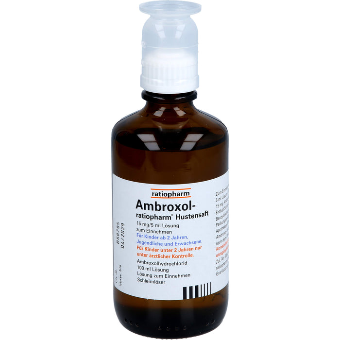 Ambroxol-ratiopharm Hustensaft, 100 ml Solution