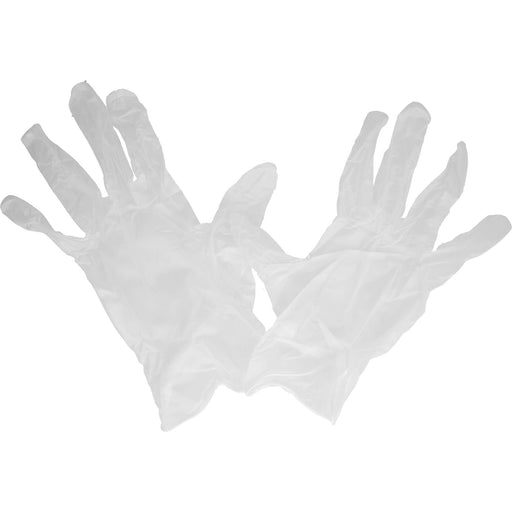 Ypsimed Einmalhandschuhe Vinyl groß, 4 St. Handschuhe