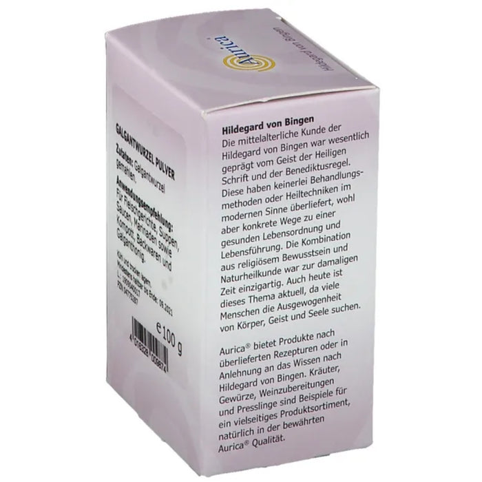 Aurica Galgantwurzel Pulver, 100 g Poudre