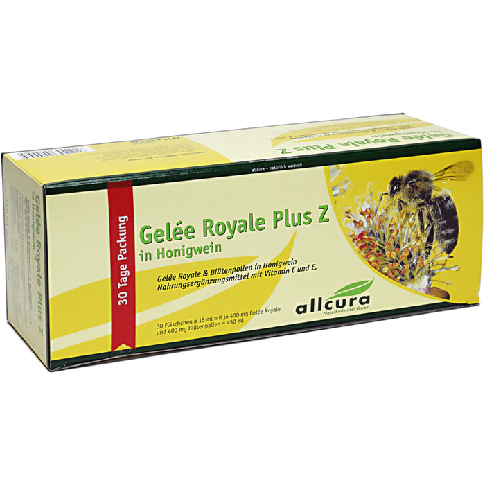 Allcura Gelee Royal plus Z in Honigwein Lösung, 30 pcs. Ampoules