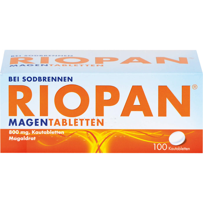 RIOPAN  Magen Tabletten, 800 mg Kautabletten, 100 St. Tabletten