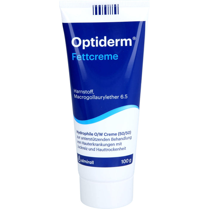 Optiderm Fettcreme für die Juckreizlinderung bei besonders trockener Haut, 100 g Crème