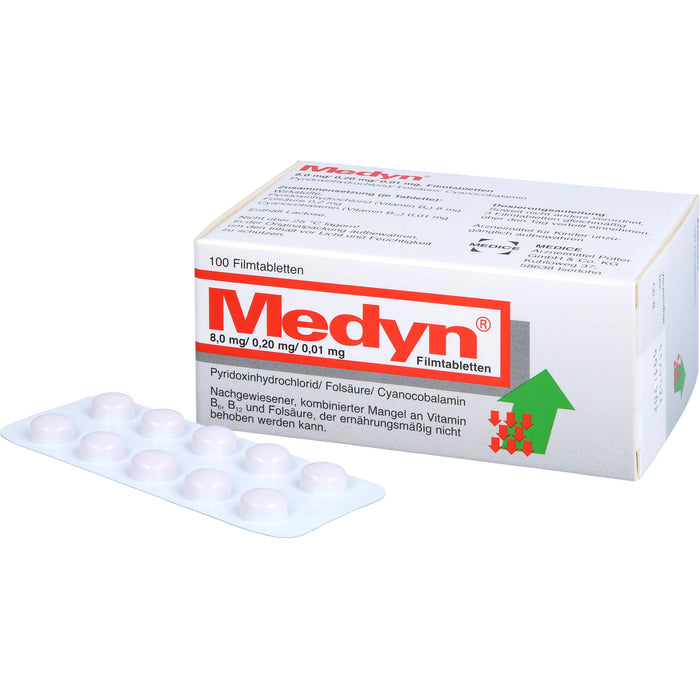 Medyn  8,0 mg/0,20 mg/0,01 mg, Filmtabletten, 100 St. Tabletten