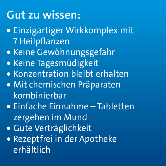 Calmvalera Tabletten bei nervösen Störungen wie Schlafstörungen und Unruhe, 60 pc Tablettes