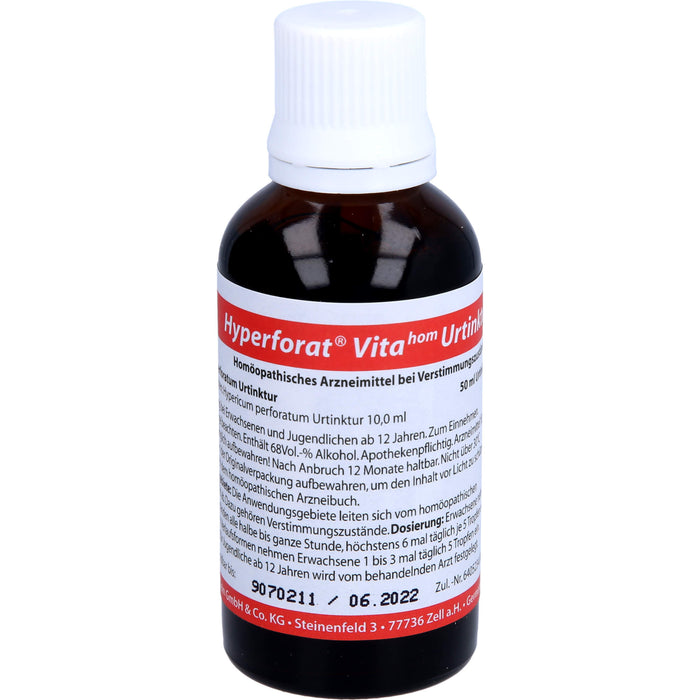 Hyperforat Vitahom Urtinktur, 50 ml Lösung