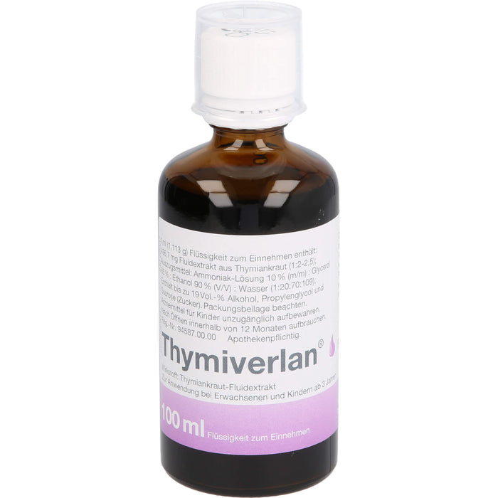 Thymiverlan , Flüssigkeit zum Einnehmen, 100 ml Solution