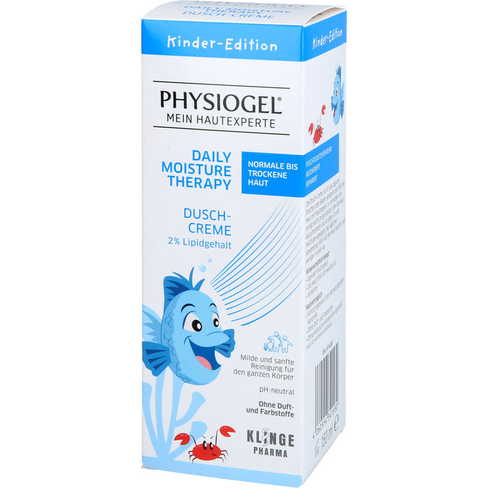 PHYSIOGEL Daily Moisture Therapy Dusch-Creme für normale bis trockene Haut für Kinder, 150 ml Gel douche