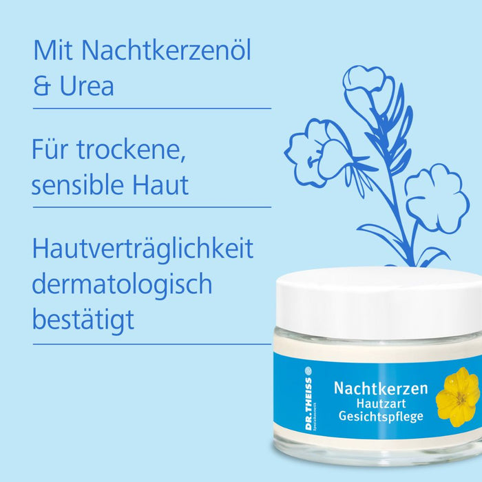 Dr. Theiss Nachtkerzen Hautzart Gesichtspflege, 50 g Creme