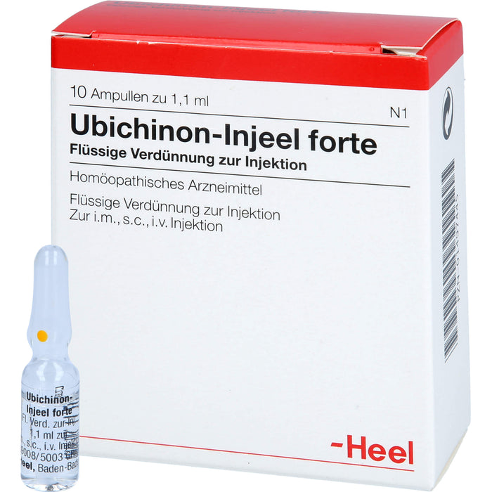Heel Ubichinon-Injeel forte flüssige Verdünnung, 10 pcs. Ampoules
