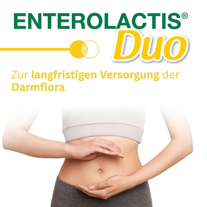 Enterolactis Duo - natürliche Versorgung der Darmflora und des Darmmikrobioms mit L. Casei DG & Inulin - laktosefrei & glutenfrei, 10 pcs. Sachets