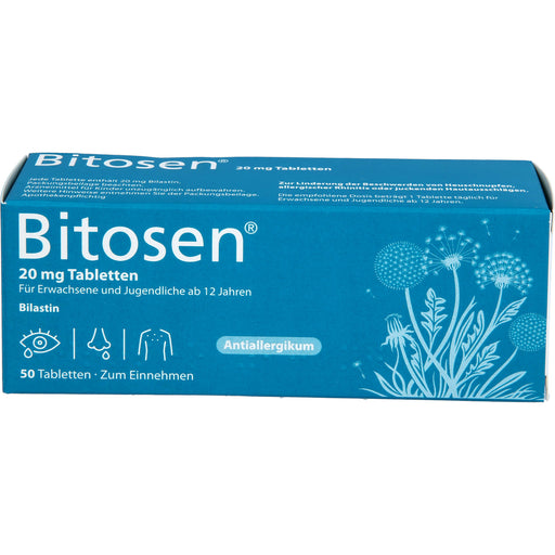 Bitosen 20 mg Tabletten bei Allergien, 50 St. Tabletten