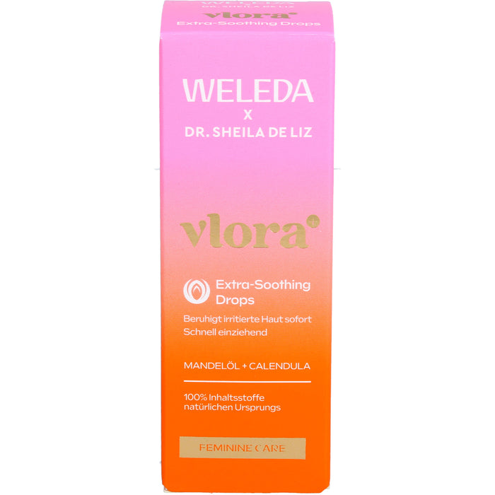 WELEDA Vlora+ Extra-Soothing Drops Öl bei gestresster Intimhaut, Irritationen und Juckreiz, 30 ml Öl