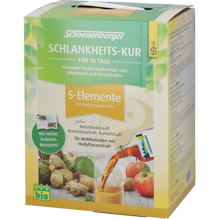 Schoenenberger Schlankheitskur 5 Elemente für Wohlbefinden mit Heilpflanzenkraft, 1 pcs. Pack