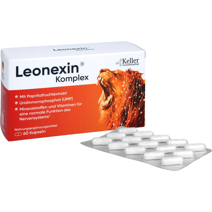 Leonexin Komplex Kapseln für eine normale Funktion des Nervensystems, 60 pc Capsules