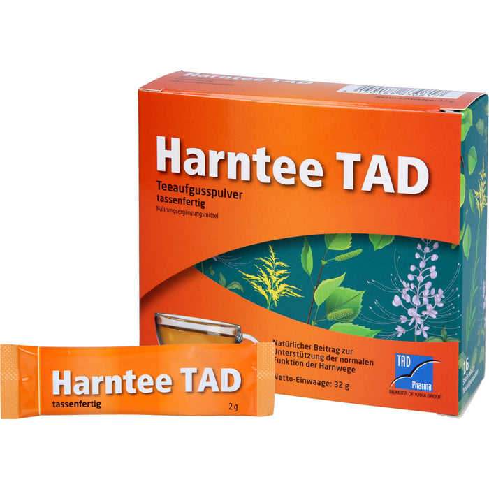 Harntee TAD Teeaufgusspulver, 16 pcs. Sticks