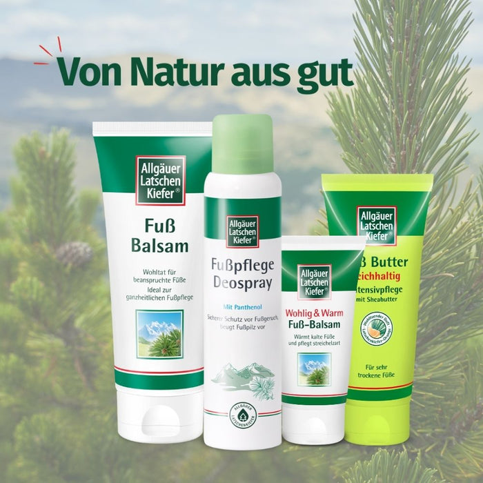 Allgäuer Latschenkiefer Fuß Butter reichhaltige Intensivpflege mit Sheabutter, 100 ml Crème