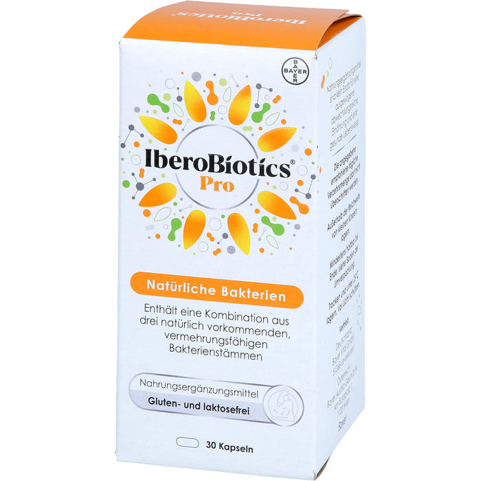 IberoBiotics Pro Kapseln mit vermehrungsfähigen Bakterienstämmen, 30 pc Capsules
