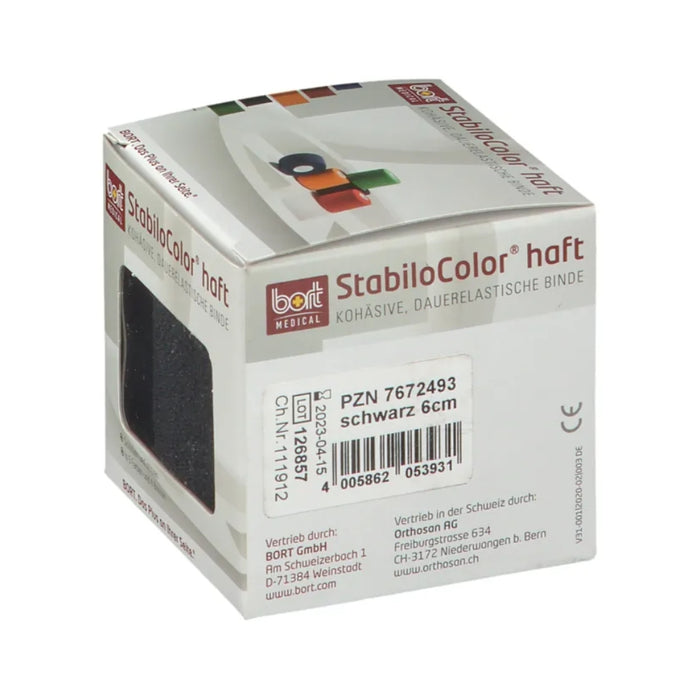 BORT StabiloColor haft schwarz 6cm, 1 pc Bandage