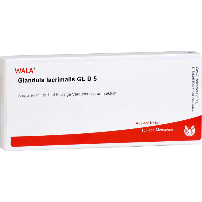 Glandula lacrimalis Gl D5 Wala Ampullen, 10X1 ml AMP