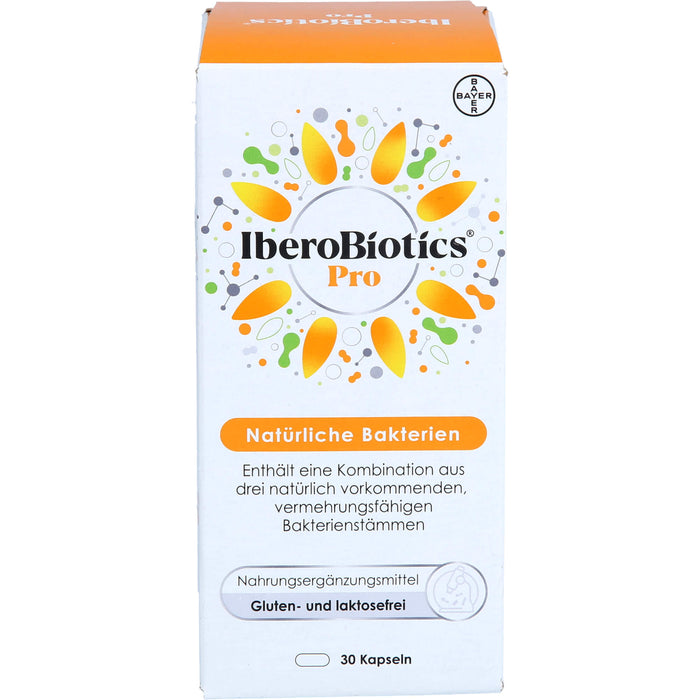 IberoBiotics Pro Kapseln mit vermehrungsfähigen Bakterienstämmen, 30 St. Kapseln