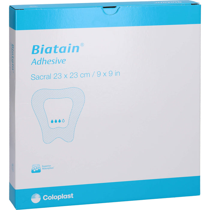 Biatain Schaumverband Sakrum selbsthaf.23x23cm3485, 5 St VER