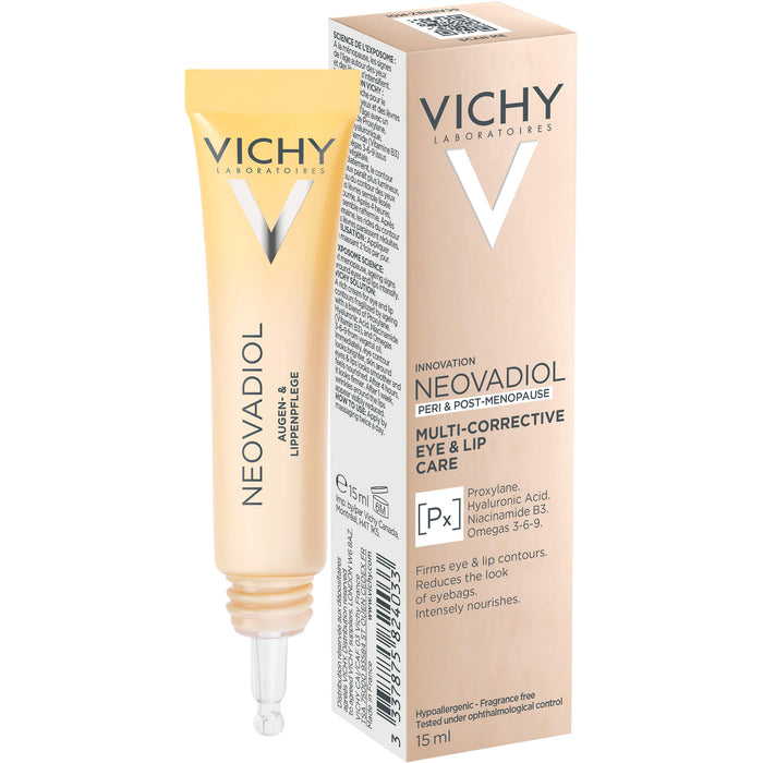 VICHY Neovadiol straffende Anti-Aging Augen- & Lippenpflege, 15 ml Cream