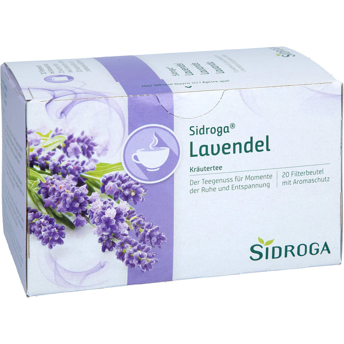Sidroga Lavendeltee für Momente der Ruhe und Entspannung, 20 pcs. Filter bag