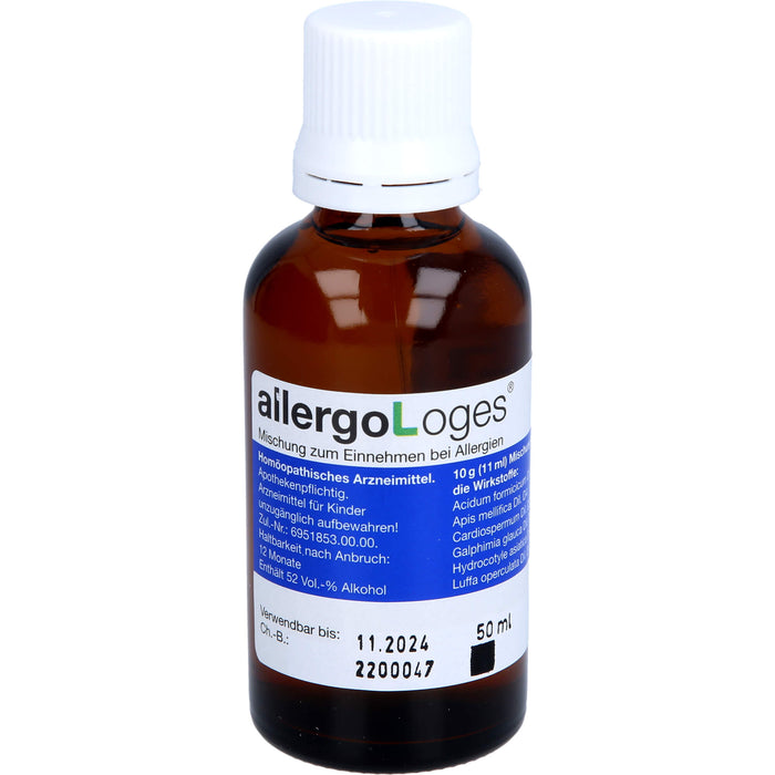 allergo-loges  Mischung zum Einnehmen, 50 ml Solution