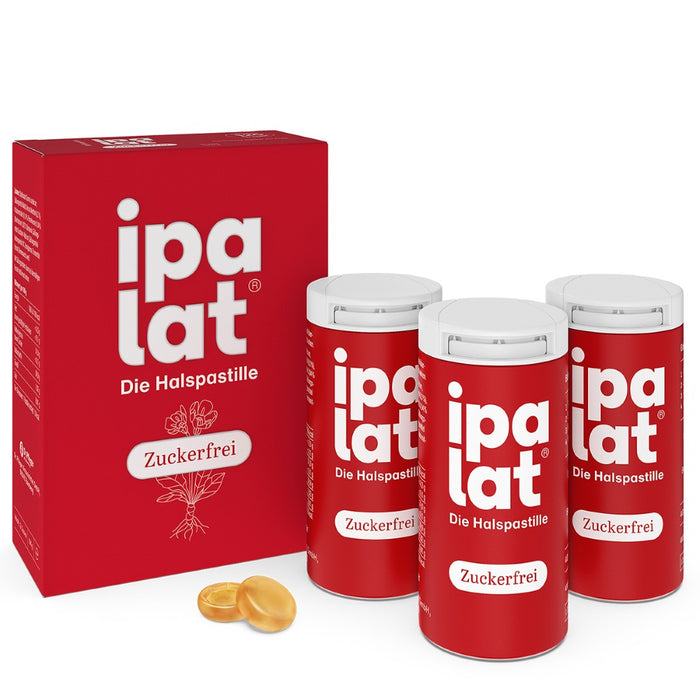 ipalat Die Halspastille Zuckerfrei, 120 St. Pastillen