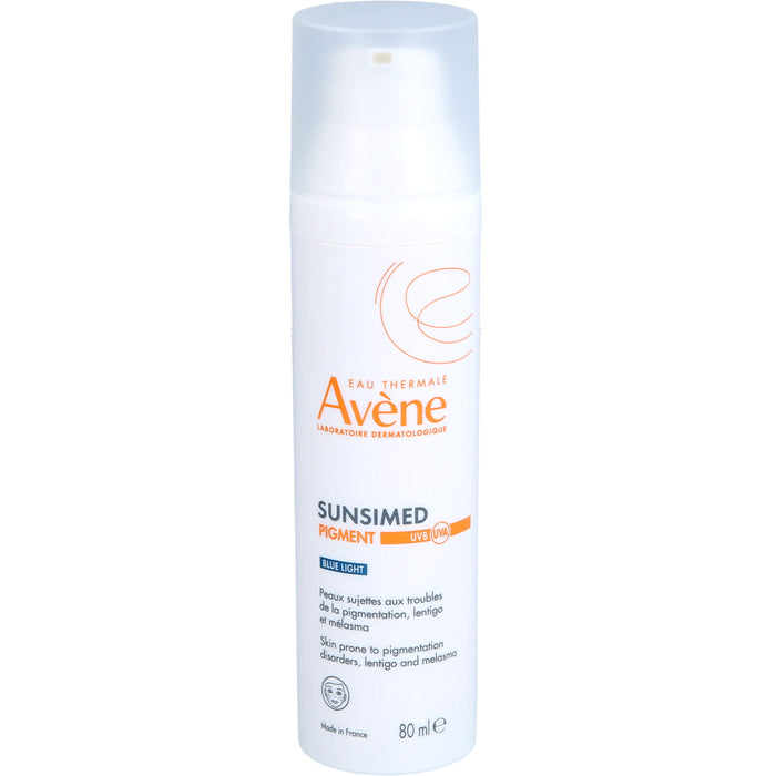 Avène Sunsimed Pigment LSF 50+ Eau Thermale zur Vorbeugung von lichtbedingten Pigmentflecken und Hautalterung, 80 ml Solution